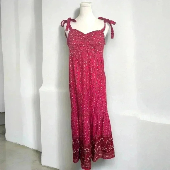 C&C California maxi dress boho floral S - Picture 1 of 7